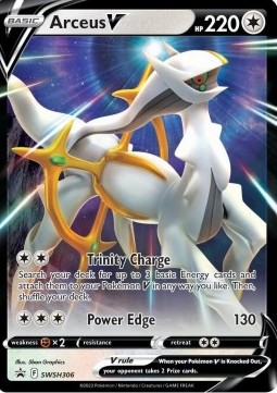 Pokemon Black Star Promo Legends: Arceus Starter Trio 3 Card Lot - SWSH220