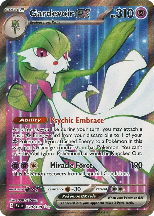 Gardevoir ex Card Front