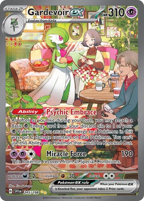 Gardevoir ex Card Front