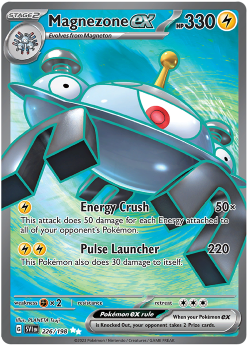 Magnezone ex Card Front