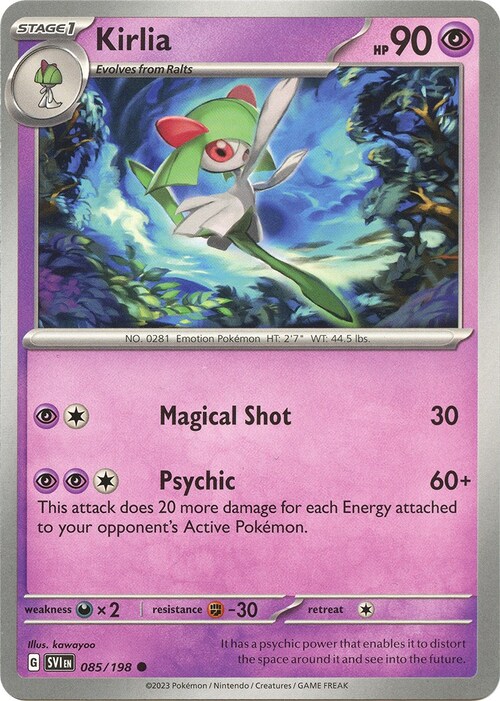 Kirlia Card Front