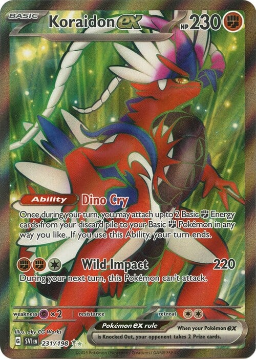 Koraidon ex Card Front