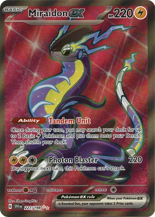 Miraidon ex Card Front