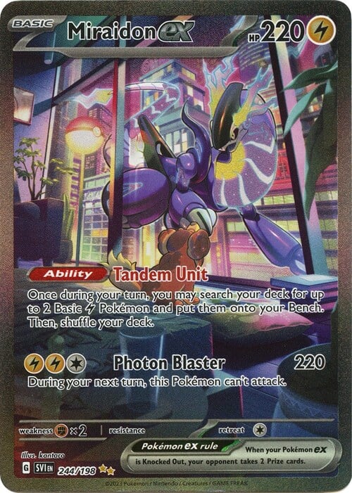 Miraidon ex Card Front