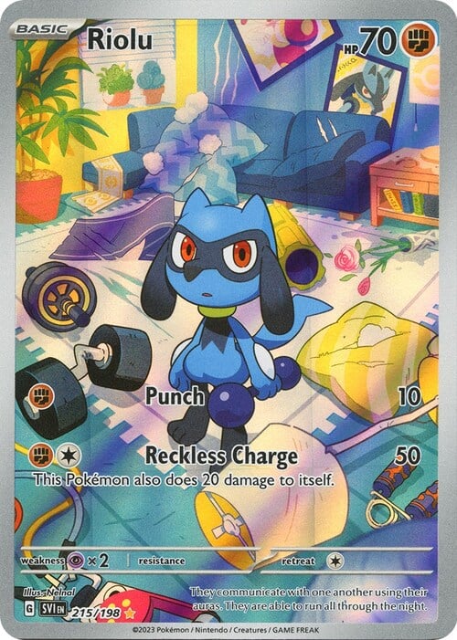 Riolu Card Front