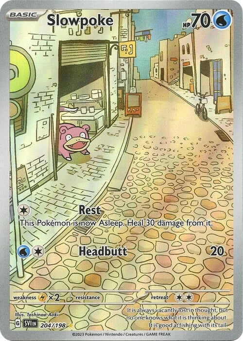 Slowpoke Card Front