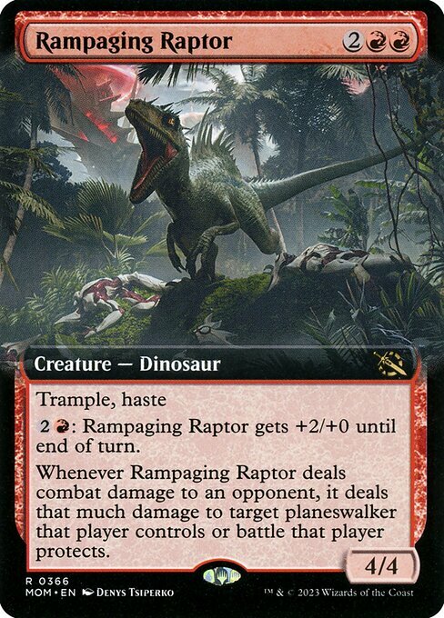 Raptor Infuriato Card Front