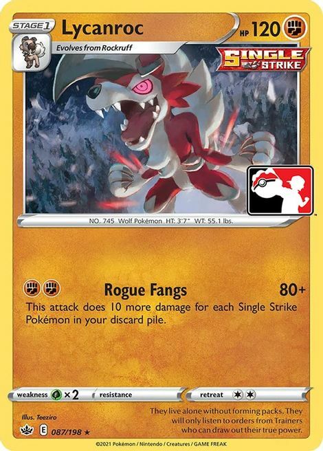 Lycanroc Card Front