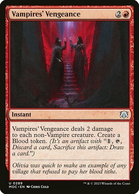 Vendetta dei Vampiri Card Front