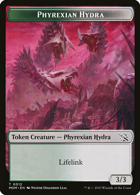 Idra di Phyrexia Card Front