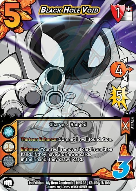 Black Hole Void Card Front