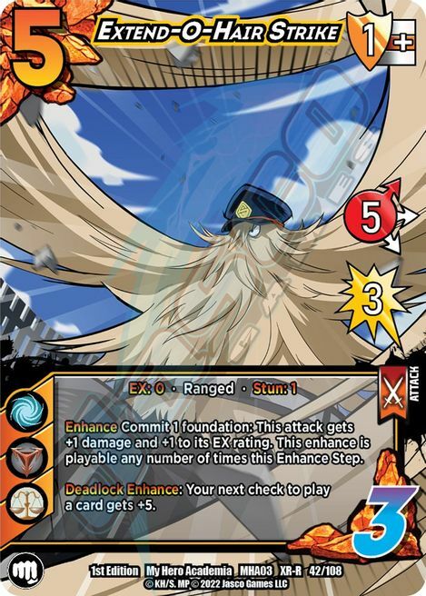 Extend-o-Hair Strike Card Front