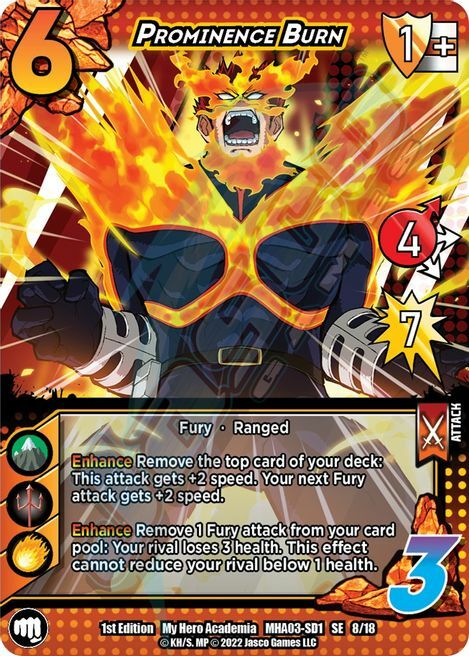 Prominence Burn Card Front