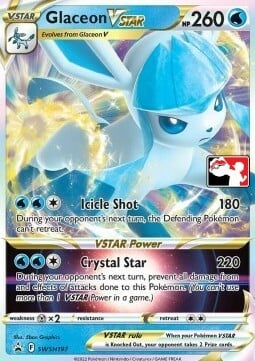 Glaceon V ASTRO Card Front