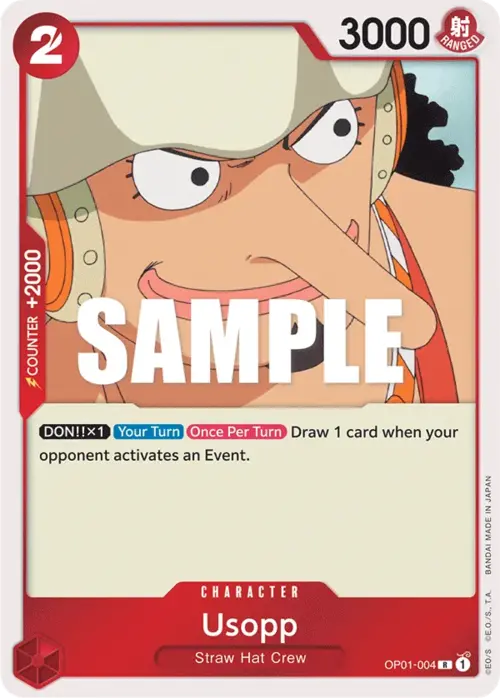 Usopp Card Front