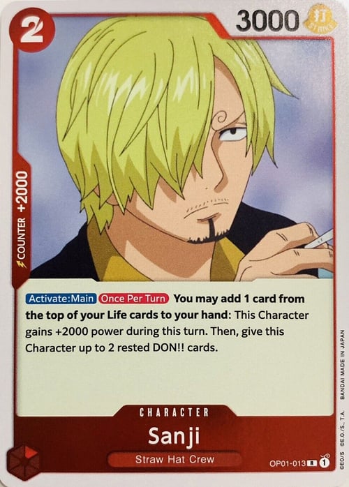 Sanji Card Front