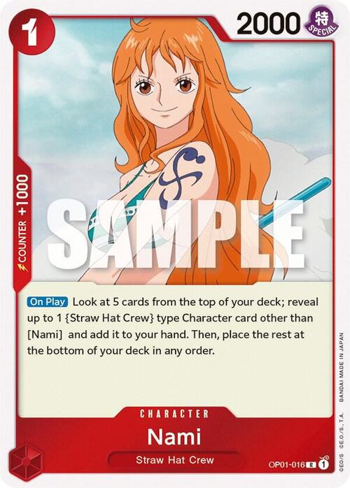 Nami Card Front