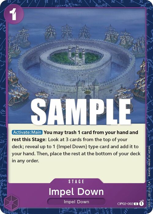 Impel Down Card Front