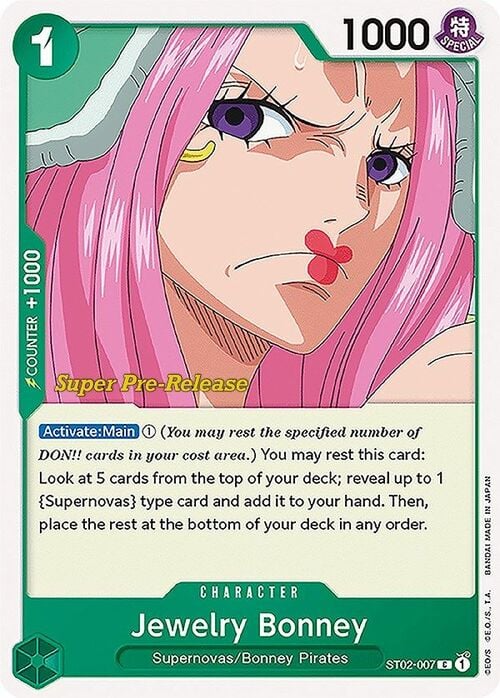 Jewelry Bonney Card Front