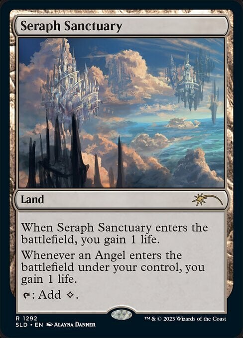 Seraph Sanctuary Card Front