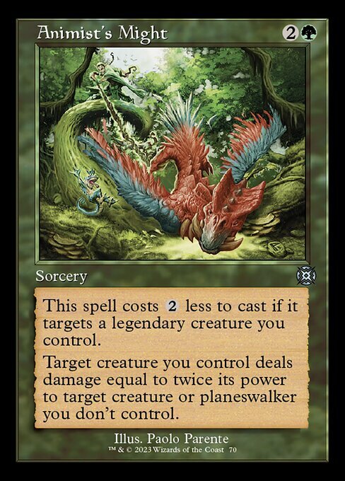 Animist's Might Card Front