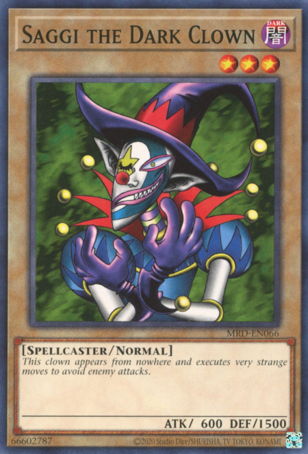 Saggi, Clown Oscuro Card Front