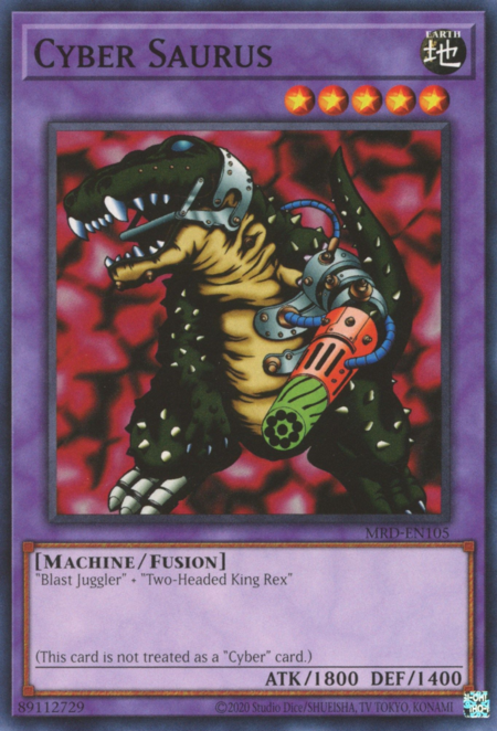 Cyber Saurus Card Front