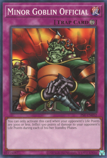 Ufficiale Goblin Minore Card Front
