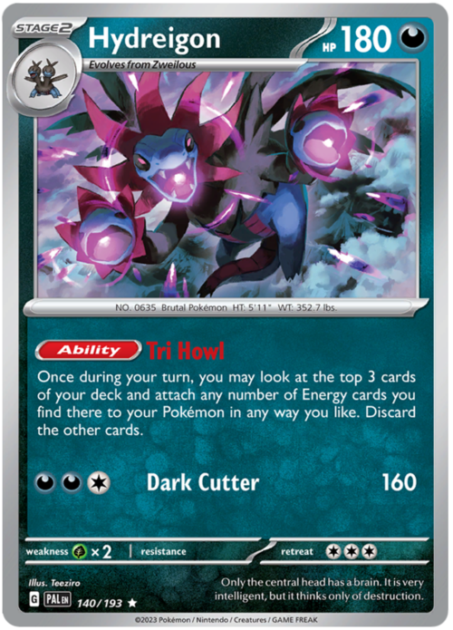 Hydreigon [Weed Out | Dark Destruction] Card Front