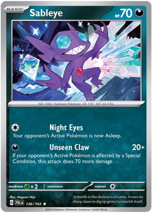 Sableye Card Front