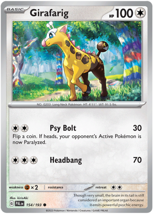 Girafarig Card Front