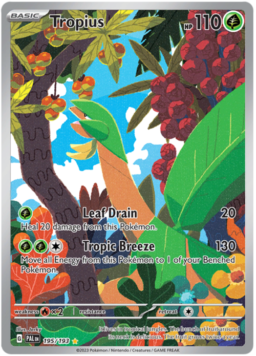 Tropius Card Front