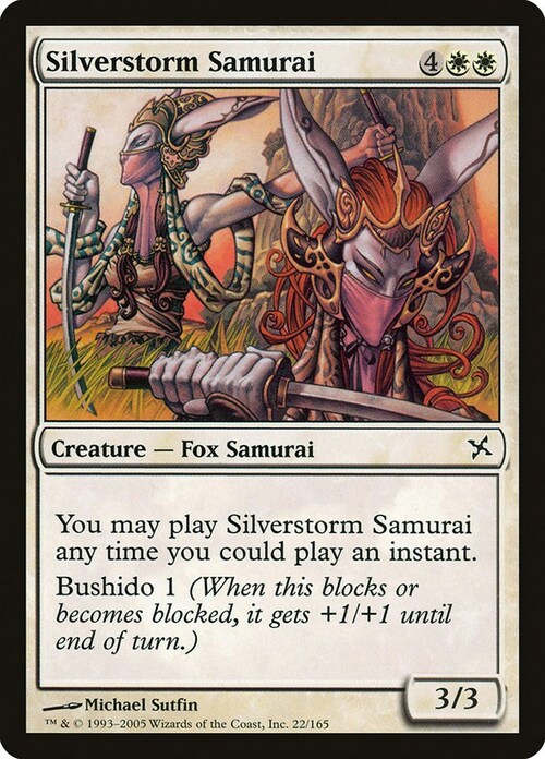 Samurai Argentovivo Card Front