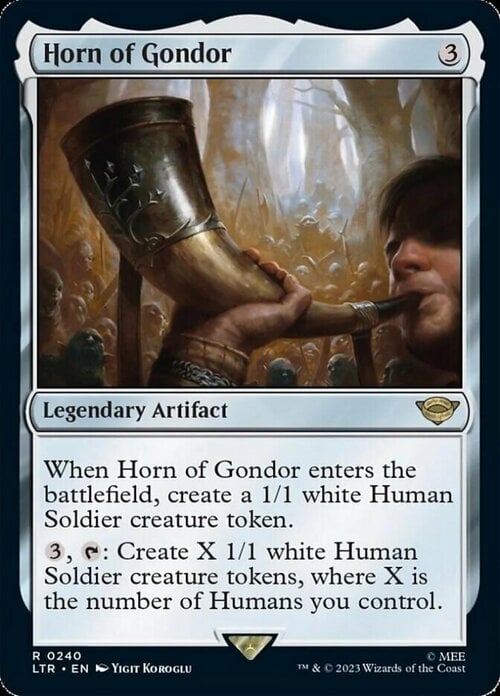 Corno di Gondor Card Front