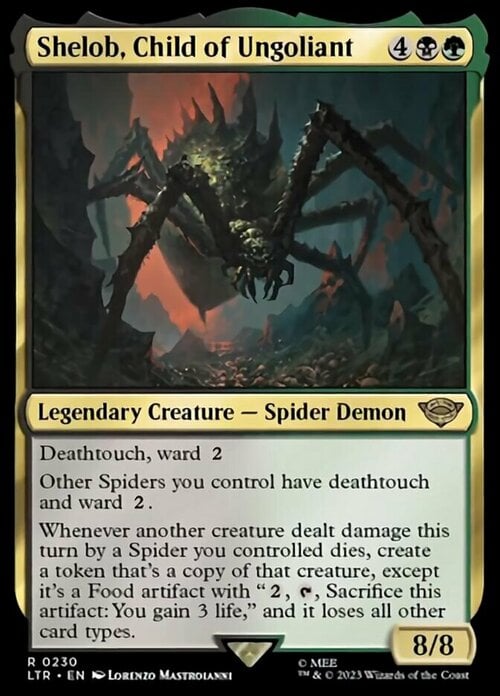 Shelob, Child of Ungoliant Card Front