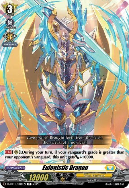 Eulogistic Dragon Card Front