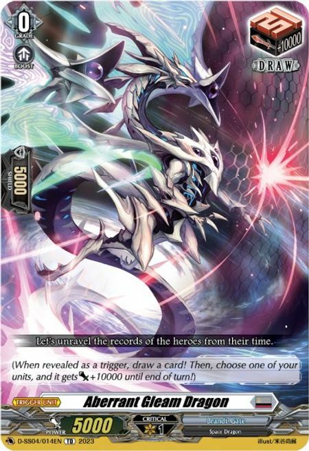 Aberrant Gleam Dragon Card Front