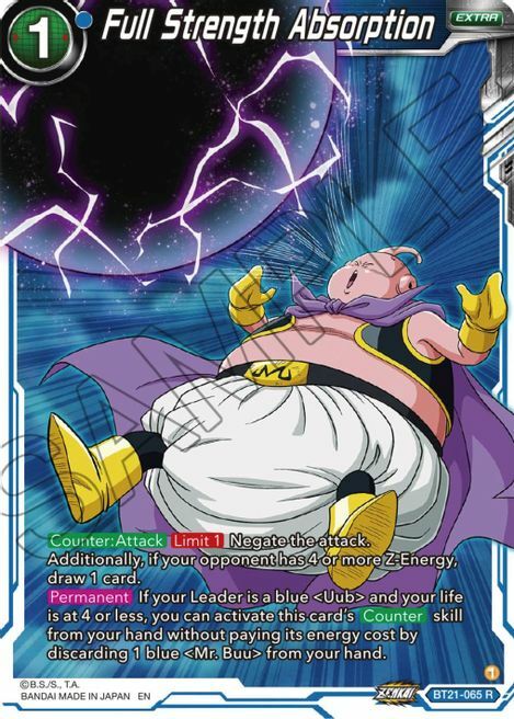 Full Strength Absorption Card Front