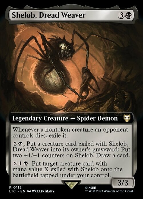 Shelob, Tessitrice Terrificante Card Front