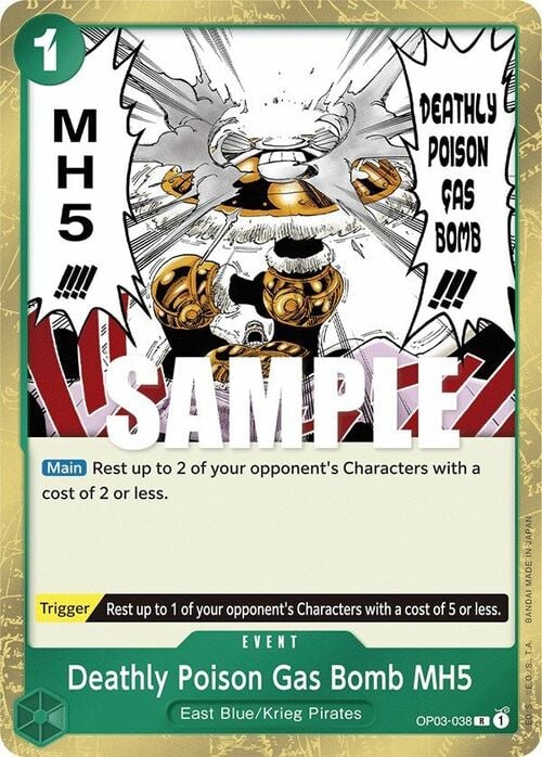 Deathly Poison Gas Bomb MH5 Card Front