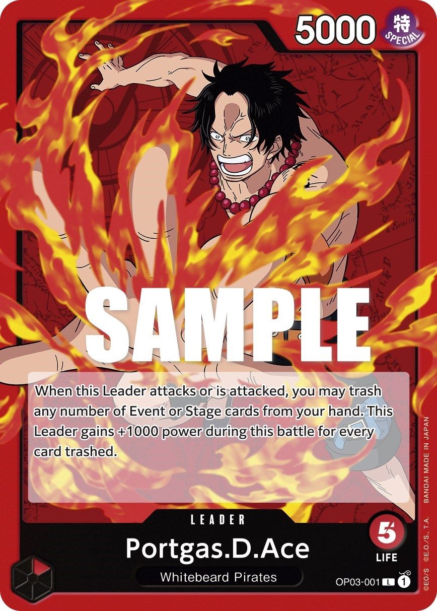 Portgas D Ace Op Pillars Of Strength One Piece Cardtrader