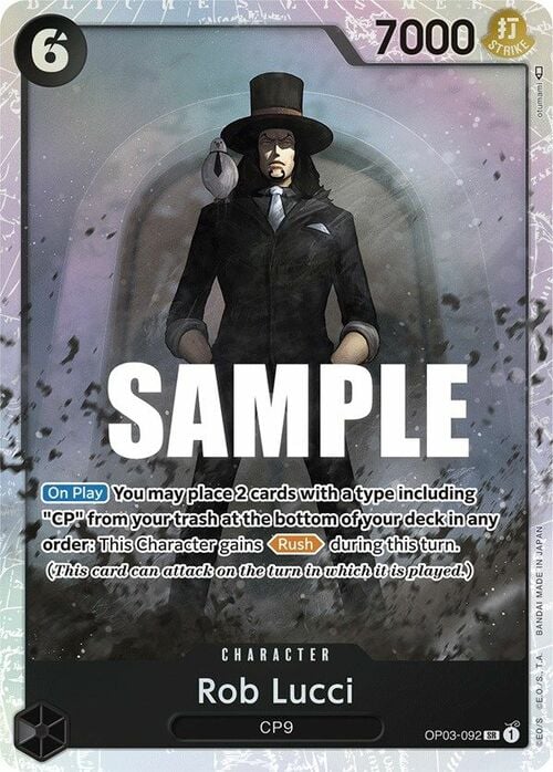 Rob Lucci Card Front