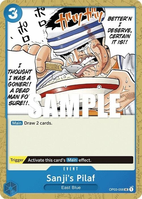 Sanji's Pilaf Card Front