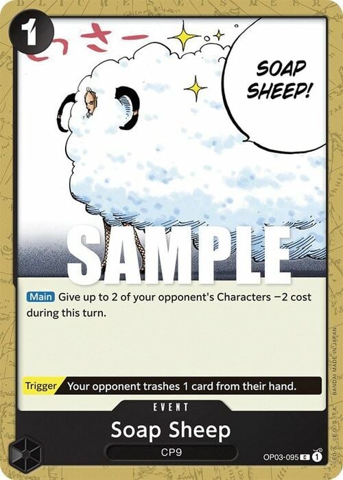 Soap Sheep Card Front