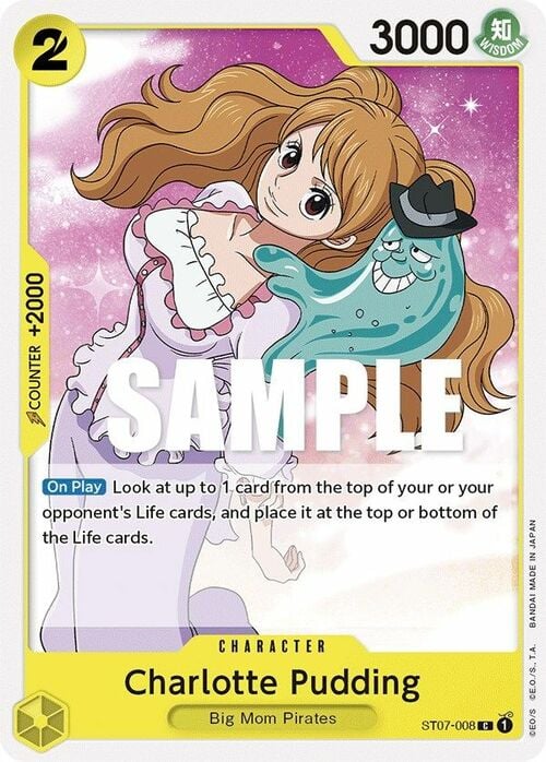 Charlotte Pudding Card Front