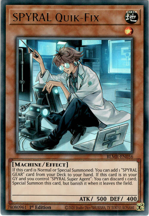 SPYRAL Quik-Fix Card Front