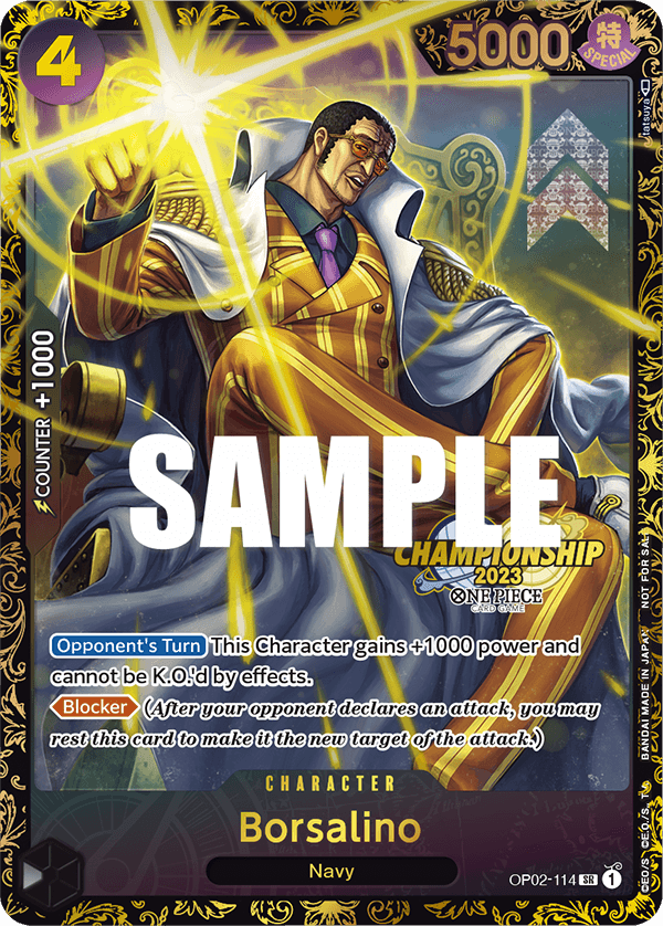 Borsalino Store Tournaments Promos One Piece CardTrader