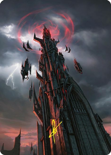 Art Series: Barad-dûr Card Front