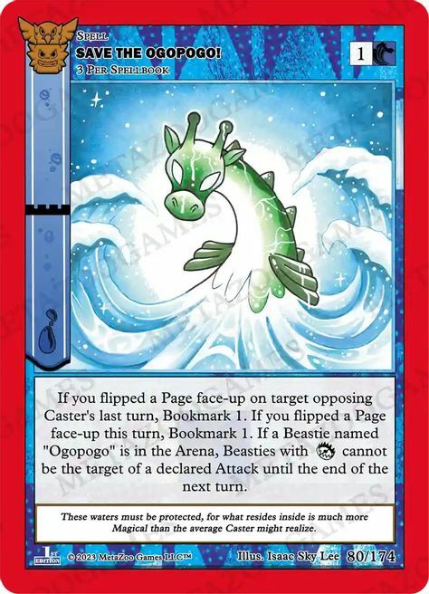 Save the Ogopogo! Card Front