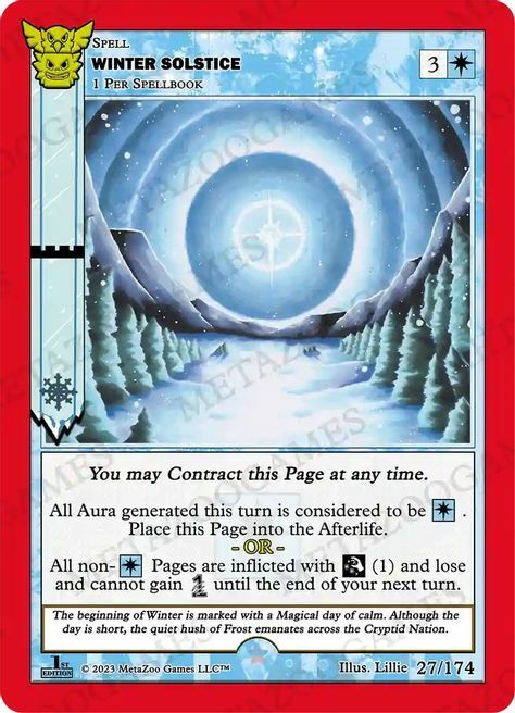 Winter Solstice Card Front